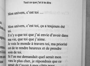 Je n'ai jamais été facile, et mes sentiments n'ont jamais été volages, 