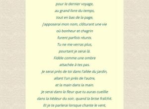 Le destin n'a pas d'odeur  Quand les fleurs ne disent plus rien,